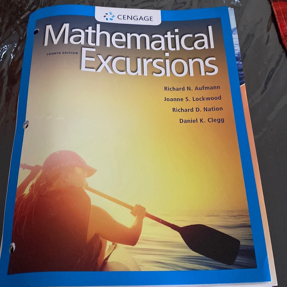 Mathematical Excursions Fourth Edition